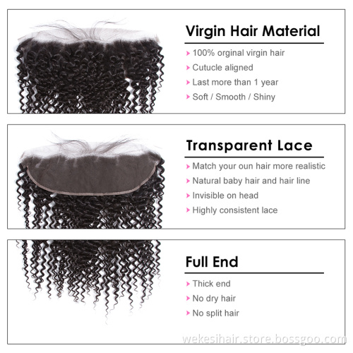 Hair Vendors Body Wave 360 Lace Frontal Closure Raw Cambodian Human Virgin Hair Swiss Lace Frontal